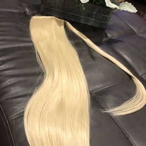 ✨Bellami Wrap Ponytail 160g 20” Platinum Blonde